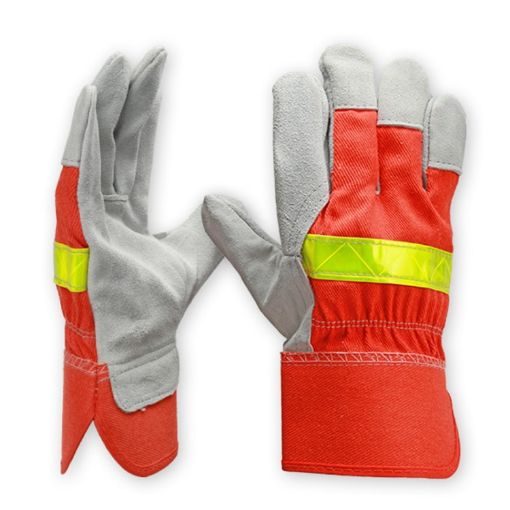 Cowhide Firefighting Gloves A2604 - Gardening, Labor, Welding Protection - 1