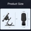 D6 Black 360 Rotating Magnetic Car Phone Holder - 3
