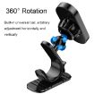 D6 Black 360 Rotating Magnetic Car Phone Holder - 5
