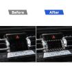 BMW 8 Series G14 2019-2024 AC Temp Display Frame Sticker Red - 5