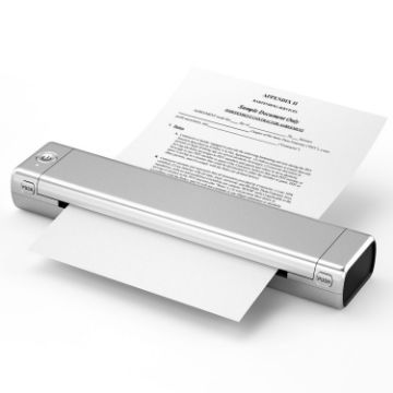 Bluetooth Wireless Handheld Portable Thermal Printer - M08F Silver Version - 1