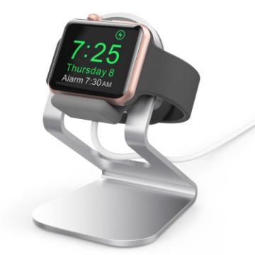AhaStyle ST03 Aluminum Stand Base for Apple Watch Series - Silver - 1