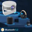 T269 Pro 1280x720P Smart Projector WiFi 6 4K Android 11 Home Cinema AU Plug - 6