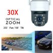 RH-Q10 Graffiti 5MP Wifi Solar Camera, 30X Zoom, Auto Tracking, IP66 Waterproof - 5