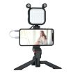 Vlogging Kit: KIT-11LM Tripod Fill Light & Microphone for Phone Recording - 1