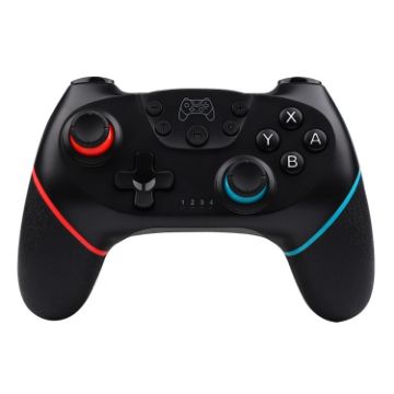 Nintendo Switch Pro Wireless Bluetooth Handle - Macro & Wake-up (Black/Red/Blue) - 1