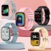 H10 1.69" Bluetooth Call Smart Watch, Heart Rate/BP Monitor, Blue - 2