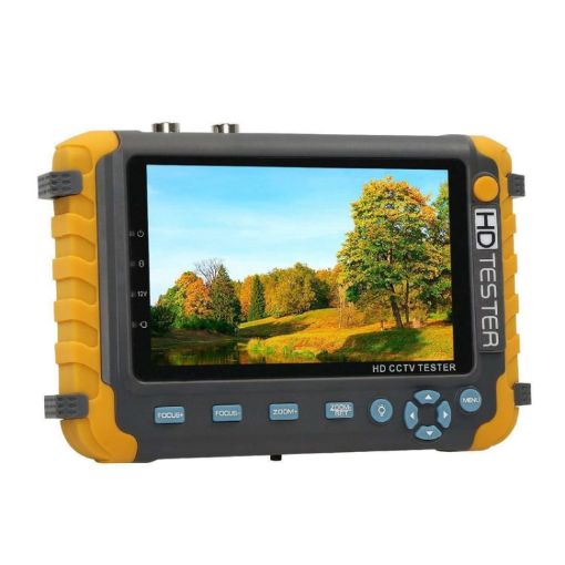 5800ACT-VH 5" Screen Coaxial AHD/TVI/CVI 8MP Video Tester, US Plug - 1