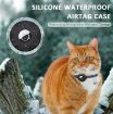 AirTag Tracker Silicone Case Reflective Cat Collar with Bell - Mint Green - 7
