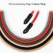 Black Climbing Rope Camera Strap - Retro Wearable SLR Shoulder Strap - 4