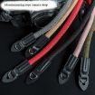 Gray Climbing Rope Camera Strap - Retro Wearable SLR Shoulder Strap - 2