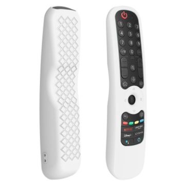 LG AN-MR21GC/AN-MR21N/AN-MR21GA TV Remote Silicone Case - White - 1