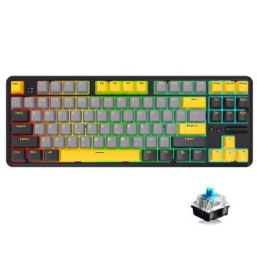 Ajazz K870T Pro 87-Key Wireless/Bluetooth/Wired RGB Mechanical Keyboard - 1