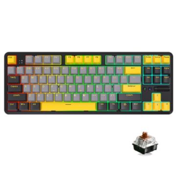 Ajazz K870T Pro 87-Key Wireless/Bluetooth/Wired RGB Mechanical Keyboard - 1