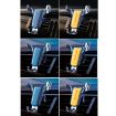 Triangular Gravity Sensor Car Phone Holder - Black Hook Clip - 2