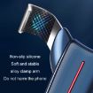 Black Triangular Gravity Sensor Car Phone Holder - Air Outlet Clip - 5