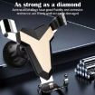 Gravity Navigation Car Air Vent Phone Holder - Triangular Design (Gray) - 8