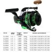 YUMOSHI GL2000 Black Fishing Lines Spinning Reel - GL Series - 7