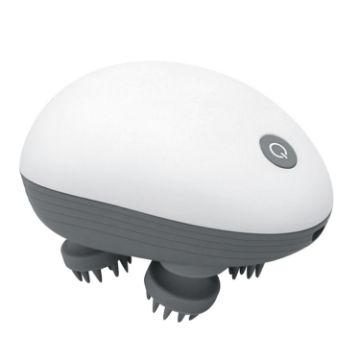 Mini Electric Head Massager - White | Relaxation & Stress Relief - 1