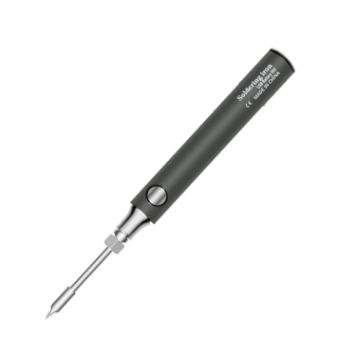 Cordless 8W USB 5V Soldering Iron Pen - Low Voltage, Gray - 1