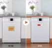 Double-Sided Dishwasher Magnet Clean Dirty Sign (Turkish) 70 Characters - 6