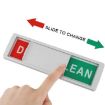 Silver Leaf Dishwasher Magnet Clean Dirty Sign | Double-Sided Fridge Magnet - 4