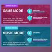 N35 TWS Low Latency Bluetooth Game Earphones with Colorful Lights - 9