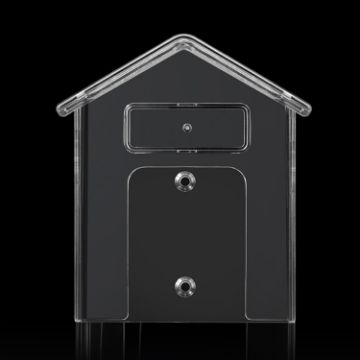 Waterproof Wireless Doorbell Cover - Transparent Outdoor Rain Case E30 - 1