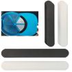 10pcs Disposable Hat Brim & Shirt Collar Sweat-Absorbing Stickers (Black) - 2