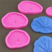Large 3pcs Lotus Leaf Silicone Epoxy Fondant Decoration Mold - 3