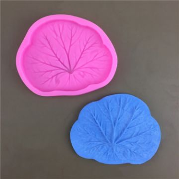 Extra Large 3pcs Lotus Leaf Silicone Epoxy Fondant Mold for Decoration - 1