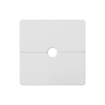 Square Hole Wall Plug Cover, 1.2cm White Decoration Hole Plug - 1