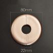 Gold Round Hole Decoration Plug Cover, 2.2mm Style - 2