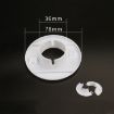 36mm Split AC Wall Hole Decorative Cover Plug - 2