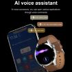 Silver Sports Health Monitoring Smart Watch with NFC - Waterproof Steel - 7