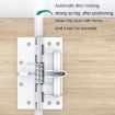 4" Black Multifunctional Automatic Door Closer Hinge - 8
