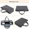 Khaki Waterproof PU Laptop Handbag - Elastic Button, 13.3/14 Inch - 3