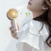 Portable Pink Handheld USB Charging Desktop Electric Fan - Small Size - 7