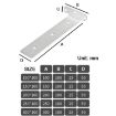 100mm Stainless Steel Triangular Bracket 5.5mm Thick Bookshelf Plate - 5