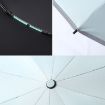 20 Bone Reverse Double Automatic Folding Umbrella Sunshade (Blue) - 3