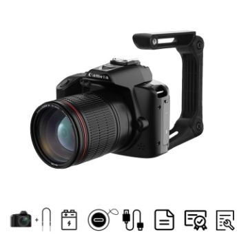 Dual-Camera Night Vision 64MP HD WIFI Digital Camera + Handheld Bracket - 1