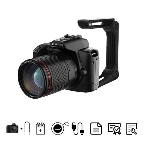 Dual-Camera Night Vision 64MP HD WIFI Digital Camera + Handheld Bracket - 1