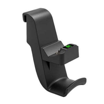 PS5 Charging Seat & Headphone Hook - iplay HBP-293 Console Hanger (Black) - 1
