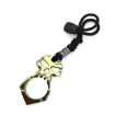 Gold Rose Thorn Self-defense Keychain with Single Finger Buckle - 1
