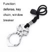 Gold Rose Thorn Self-defense Keychain with Single Finger Buckle - 6