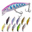 HENGJIA 5.7cm 3.4g Slow Sinking Minnow Lures, Color 2 - Fake Bait - 2