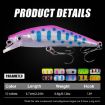 HENGJIA 5.7cm 3.4g Slow Sinking Minnow Lures, Color 2 - Fake Bait - 5