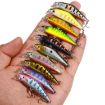 HENGJIA 5.7cm 3.4g Slow Sinking Minnow Lures, Color: 9 Fake Bait - 4