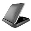 Carbon Fiber Pattern Car Mobile Phone Holder - Silicone Dashboard (Black) - 2