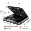 Carbon Fiber Pattern Car Mobile Phone Holder - Silicone Dashboard (Black) - 3